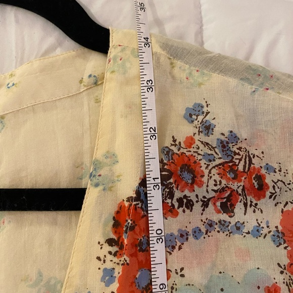 Free People Cream Floral Tunic - Picture 7 of 10